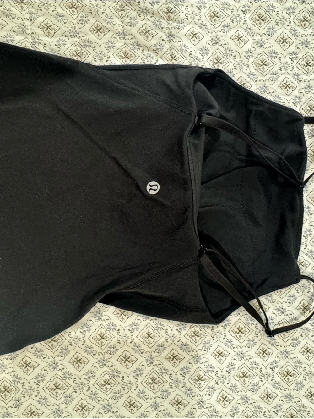 lululemon athletica Black Drawstring Athletic Mini Skirt